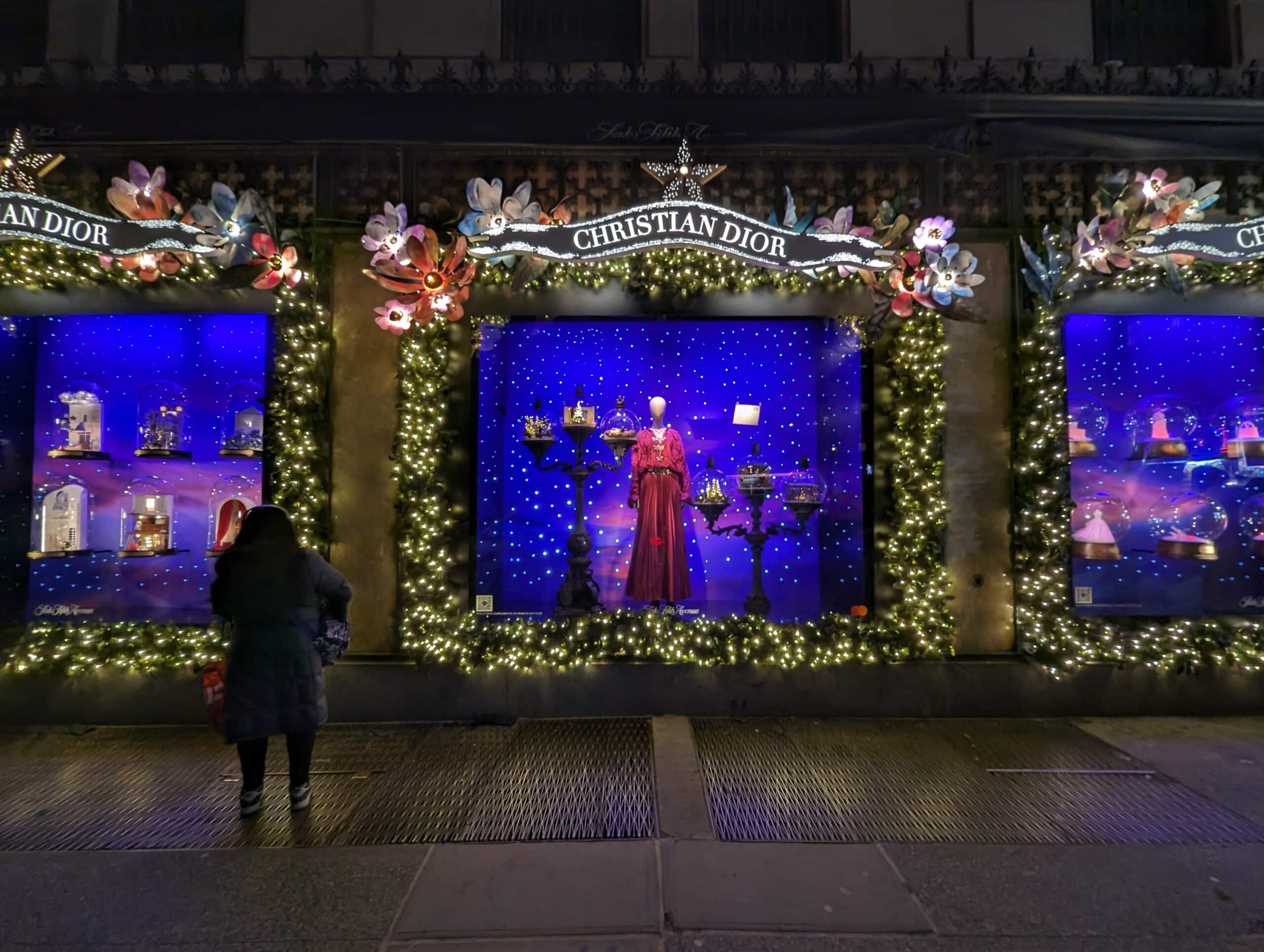 Dior x Saks Holiday Window Display "Carousel of Dreams"